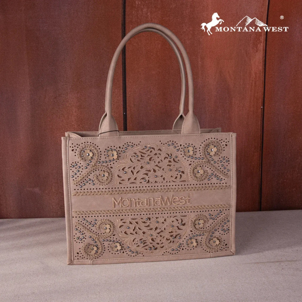 Montana West Khaki Tote